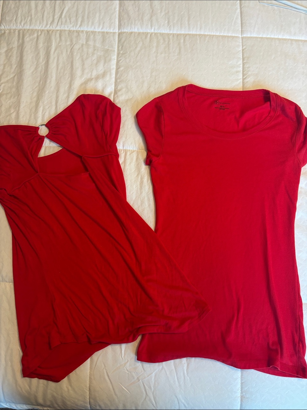 No Boundaries Bright Red Women's Tees